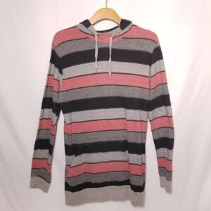 Lightweight Men's Striped Hoodie